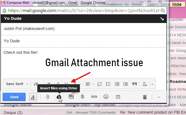 Unable to Attach Files in Gmail using Chrome How to Fix?